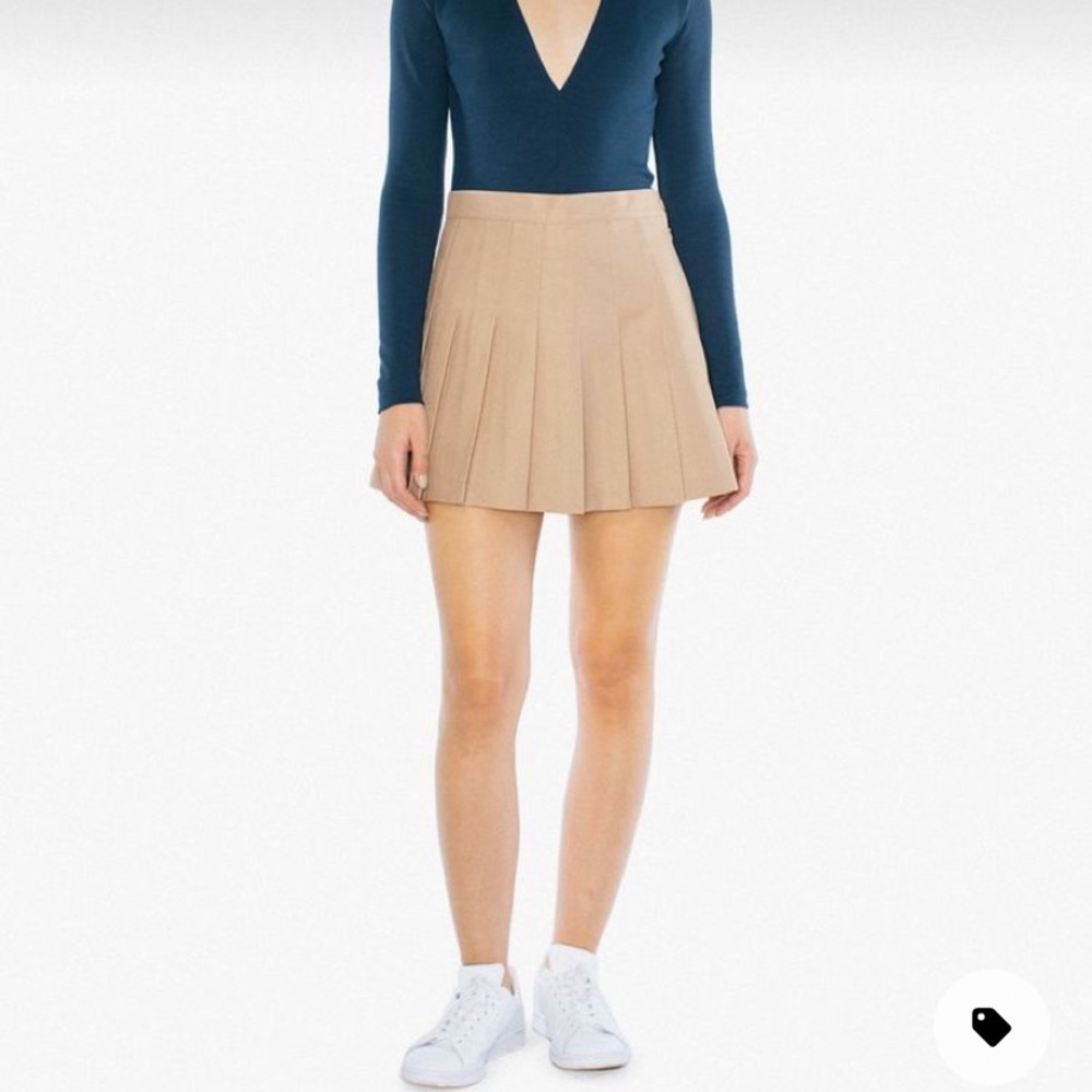 American Apparel | Khaki Tennis Skirt NWOT